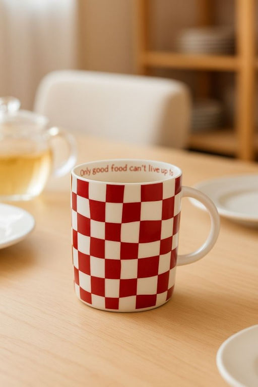 Кружка Squares, red