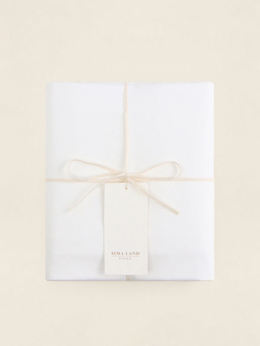 Простыня евро SL Home Natural color, 235260 см, сатин, хлопок 100% - Sima-land home фото 4