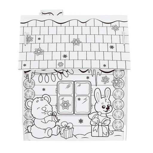 Домик-раскраска 3 в 1 Новогодний хоровод - Zabiaka фото 4