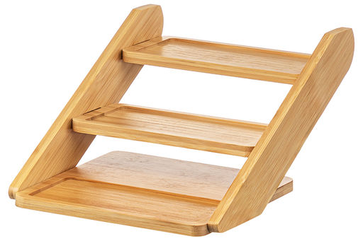 Подставка бамбуковая 3-х ярусная 26*21*13,5 см - Elan gallery фото 4