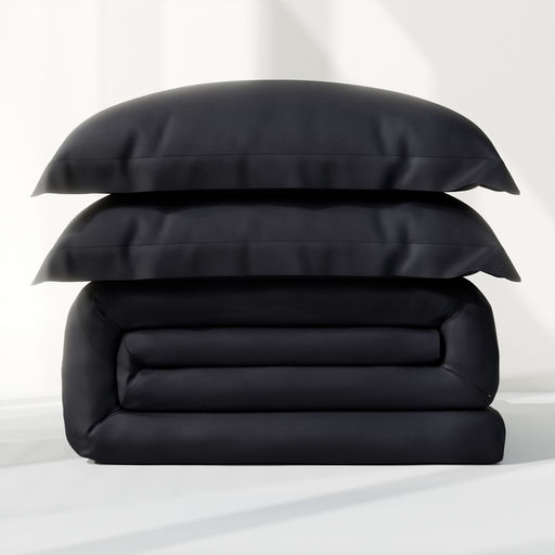 Постельное бельё Этель евро Jet black 200х215, 215х240, 50х70+3-2 шт, мако-сатин, 114г/м2  фото 12