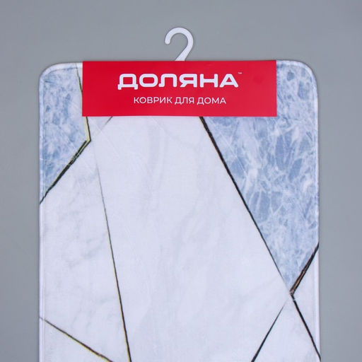 Коврик для ванной и туалета Доляна Мрамор, 45?120 см фото 6