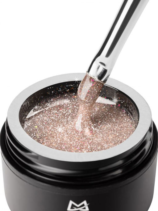 Manita Professional Гель моделирующий для ногтей с хлопьями юки / Builder Gel Flash №03, 15 мл