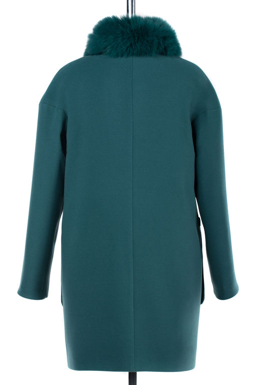 Мех натуральный (песец) Пальто женское утепленное - El podio фото 5