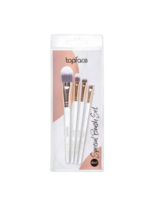 Topface Набор кистей "Special Brush Set" 4 в 1 № 7-10-11-15 ,PT901. SET-1