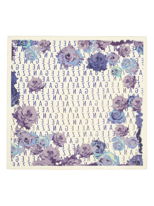 Платок жен. шерсть+шелк 105х105 JG43-8415-10 - Eleganzza фото 3