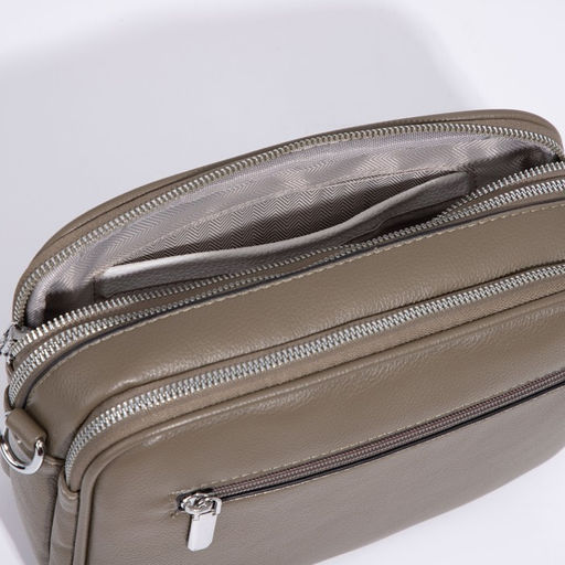 Сумка кросс-боди на молнии, цвет зелёный - Simaland фото 7