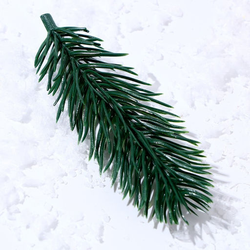 Ветка декоративная новогодняя, набор 100 шт., размер 1 шт. — 10×3×3 см