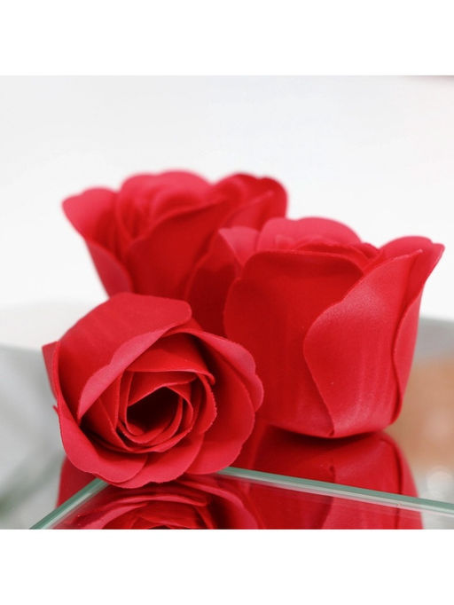 Мыльные розочки, красные, набор 3 шт. - SB BEAUTY фото 7