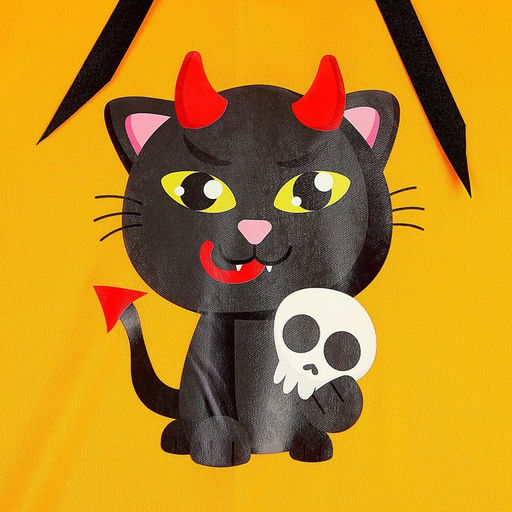 Карнавальный костюм на хэллоуин «Сладость или гадость?»: накидка, шляпа, сумка, оранжевый