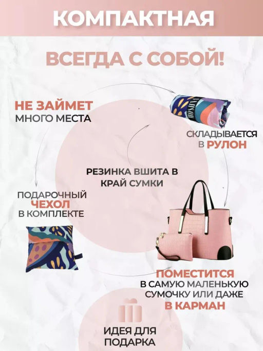 Мод.3, Сумка-майка Принт (SM3pr). ЯРКО 1 шт - Moshna фото 6