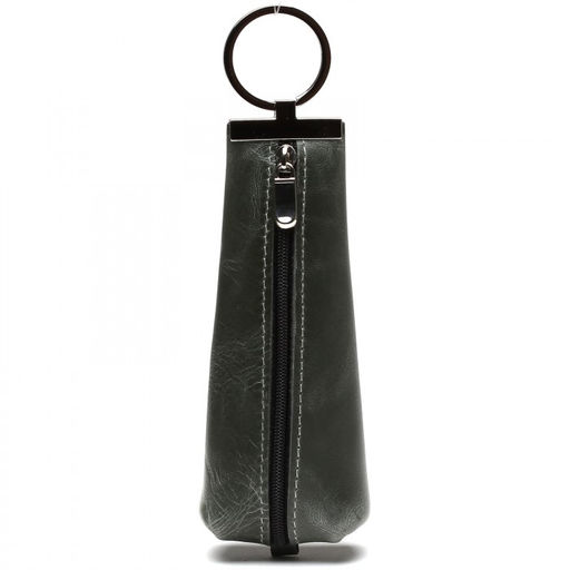 Футляр для ключей Croco-кл-503 (на молнии) натуральная кожа зеленый тем пулл-ап (205) 217471