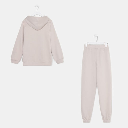 Костюм женский (толстовка, брюки) MIST, размер 48-50, бежевый