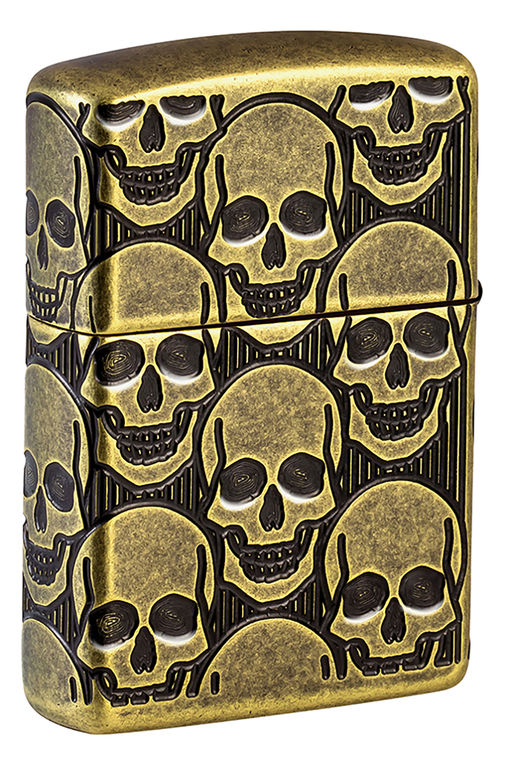 Зажигалка ZIPPO Armor® Ухмыляющиеся черепушки | Cackling Cranium 46302  фото 6