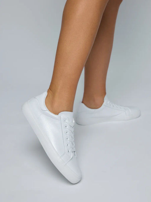 Кеды жен., белые, э/к FDH02-1 - S&I фото 3