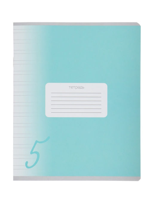 Цена за 20 шт. Тетрадь 12 листов в узкую линию Calligrata «Пятёрка», обложка мелованный картон, МИКС