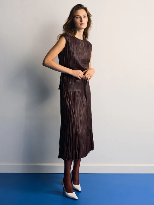 Блуза из искуственной кожи / Zarina