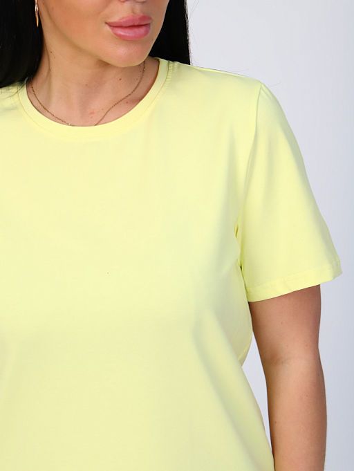 Футболка базовая_715/желтый - Ihomelux фото 6