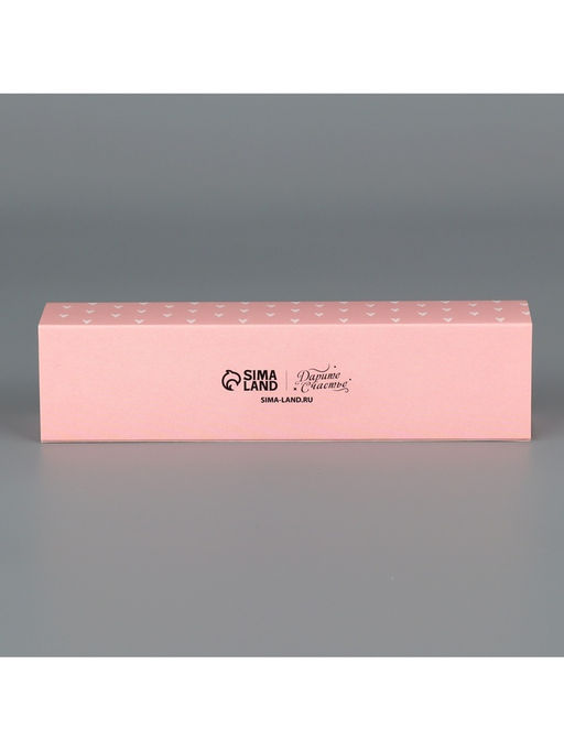 Цена за 5 шт. Коробка для конфет, кондитерская упаковка, 5 ячеек, «Love», 5×21×3.3 см