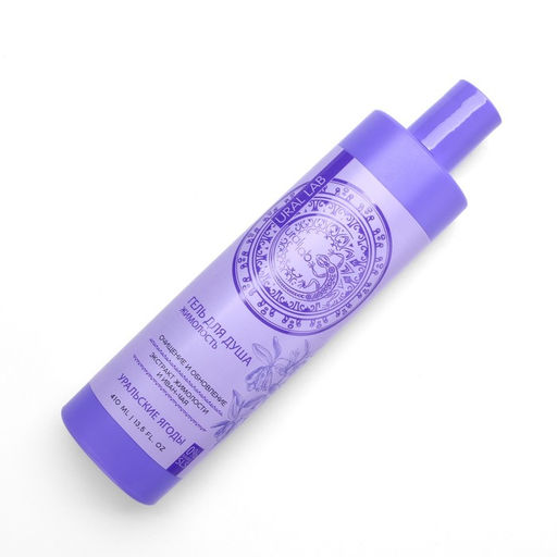 Гель для душа женский с экстрактом жимолости и иван-чая, 410 мл, URAL LAB  фото 3