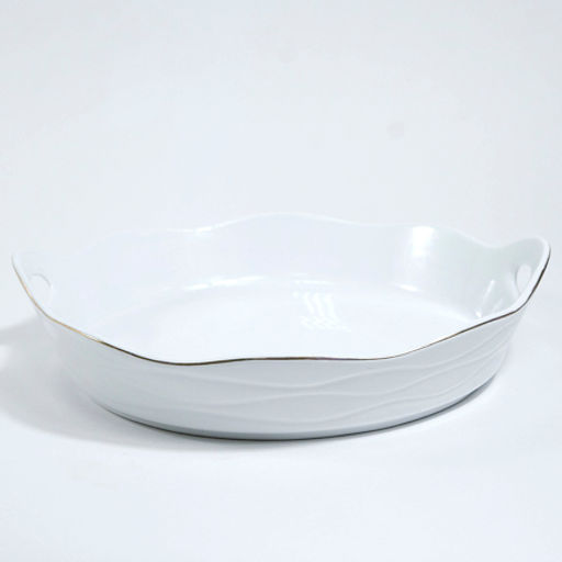 90016-134L Блюдо сервировочное для подачи керамика 30х28х5,5 LR (х10) - Mayer&boch фото 6