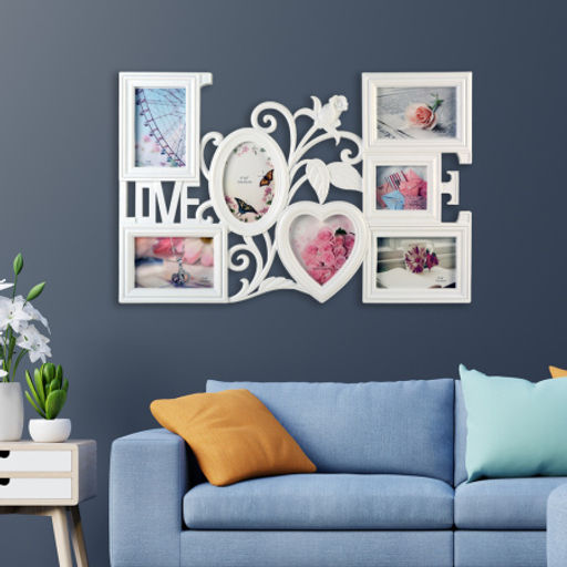 Фоторамка коллаж 62х42 см / F-20 /уп 16/ 7 фото (Черный) - Галеонтрейд фото 3