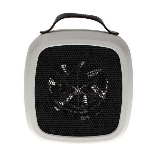 Мини тепловентилятор настольный LTO-01, 500 Вт, 4 м², от сети, белый