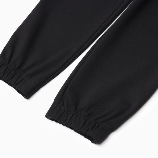 Брюки для девочки MINAKU: Casual Collection KIDS, чёрные, рост 128 см