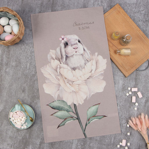 Полотенце Этель Счастья в дом 40х73 см, 100% хл, саржа 190 г/м2  фото 7