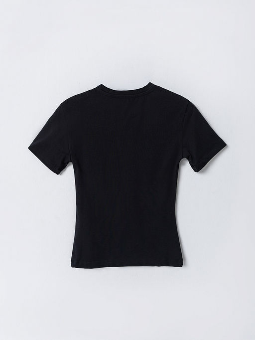 Джемпер женский черный прилегающего силуэта - Mark formelle фото 6