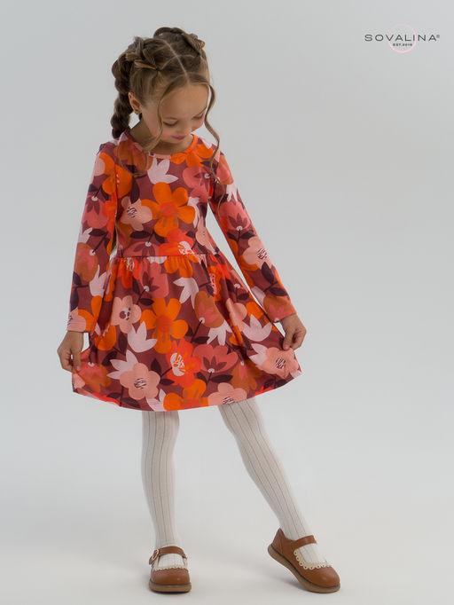 Платье Эля осенние цветы - Sovalina фото 7