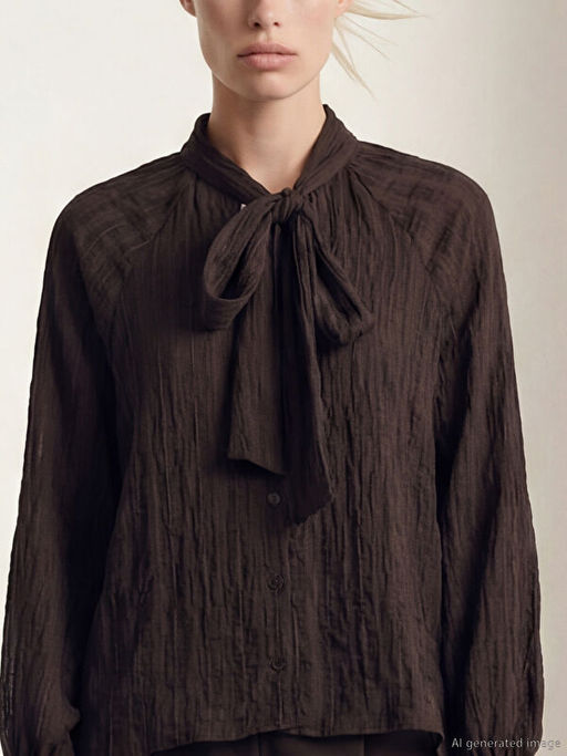 Fular Yakal? Dokulu Kad?n G?mlek