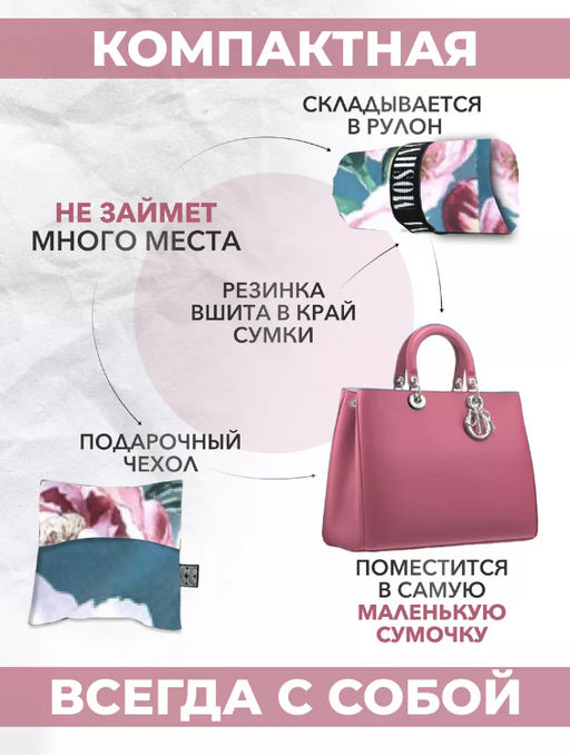 Сумка, Мод.11 Принт. Нежность - Moshna фото 5