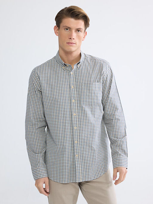 Regular Fit Ekose Erkek G?mlek