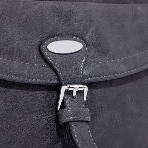 Сумка-мессенджер на молнии, цвет тёмно-серый - Simaland фото 4