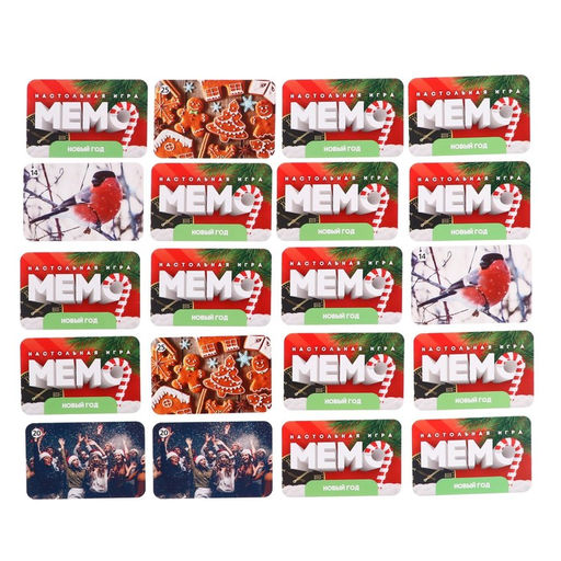 Настольная игра Мемо, 2 игрока, 5+