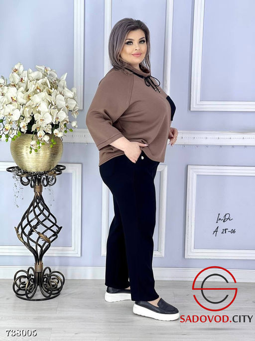 Женский спортивный костюм двойка - Bruno фото 6