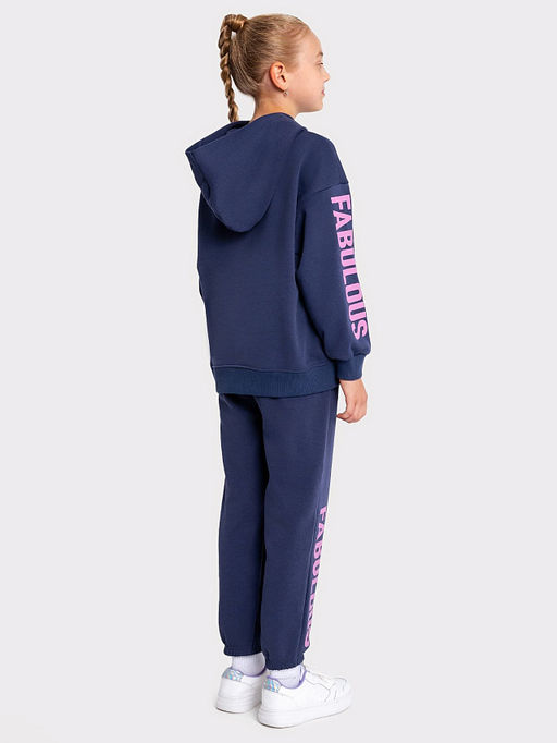 Комплект для девочек (джемпер, брюки) в сером оттенке - Mark formelle фото 2