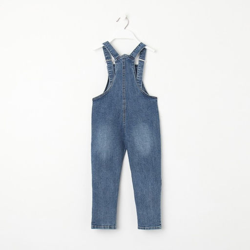 Полукомбинезон для девочек, цвет синий, рост 92см - Simaland фото 4