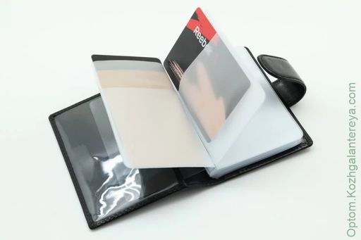 Мужская кожаная визитница Dierhoff Д 7201-010 - Sergio valentini фото 3