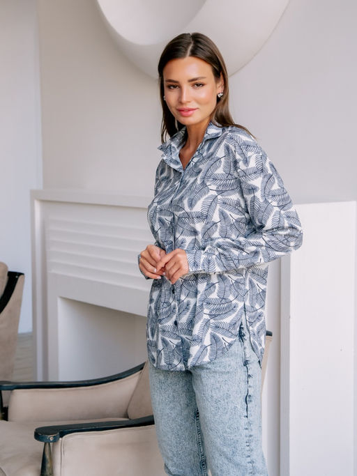 02-1165 Блуза - Вишня фото 5