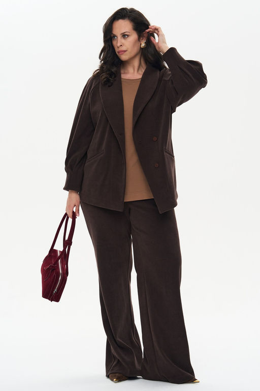 Лонгслив Брау коричневый - Intikoma фото 3