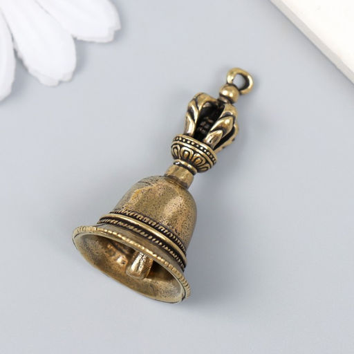 Колокольчик латунь Непал 4,8х2,5х2,5 см - Simaland фото 3