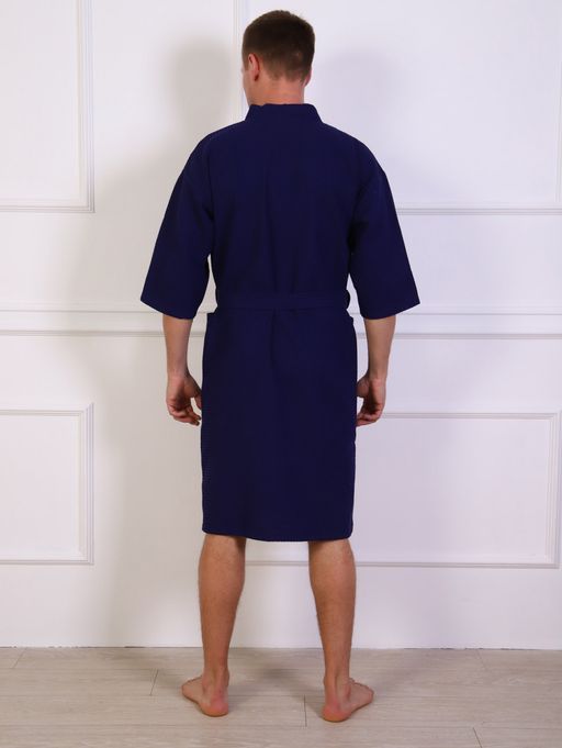 ХАЛАТ ДОМАШНИЙ КИМОНО ВК-СИН-50 - Ашматекс фото 4
