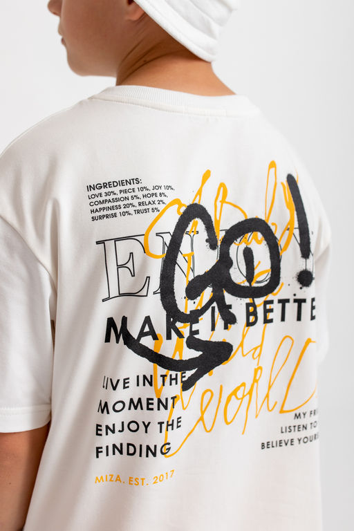 Костюм Цвет: молоко/манго - Miza фото 5