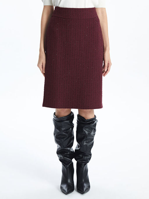 Beli Fermuarl? A Kesim Kad?n Etek