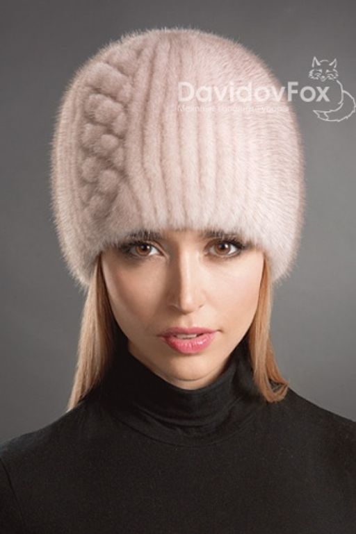 Шапка Сноп норка орнамент кизил