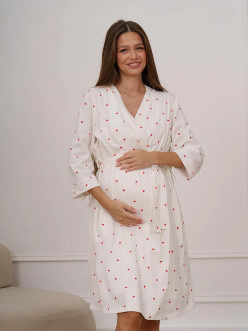 Халат женский Новая жизнь Экрю М-72Х MODAMICA