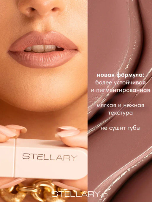 Stellary Помада для губ Устойчивая RICH NUDE тон 11 naked rose  фото 3
