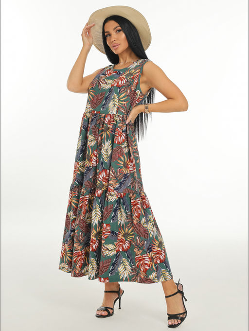 Нежность сарафан женский (хаки) - Lovetex фото 94